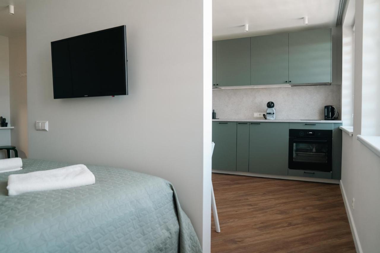 Grey Green Studio Apartment Birstonas Exterior photo
